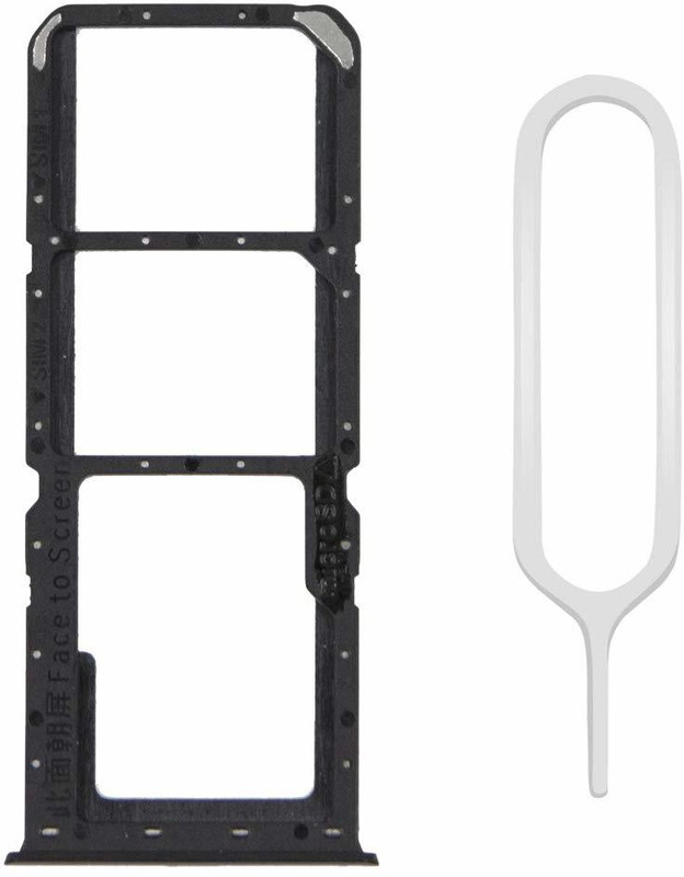 SIMWAY Sim Card Tray(Compatible With OPPO A5 : Black (Including Sim Injector Pin)