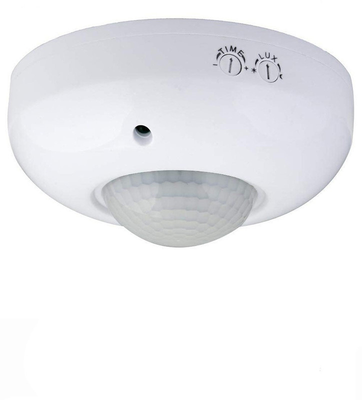 Quick Sense Ceiling Mount PIR Motion Sensor Switch with LUX Sensor & Energy Saving Sensor Smart Switch(White)