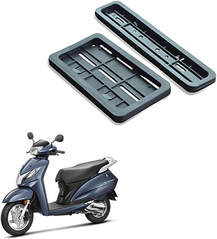 autoformonix Bike Number Plate Frame for Honda Activa 125 Bike Number Plate(Plastic 20 cm x 5 cm)