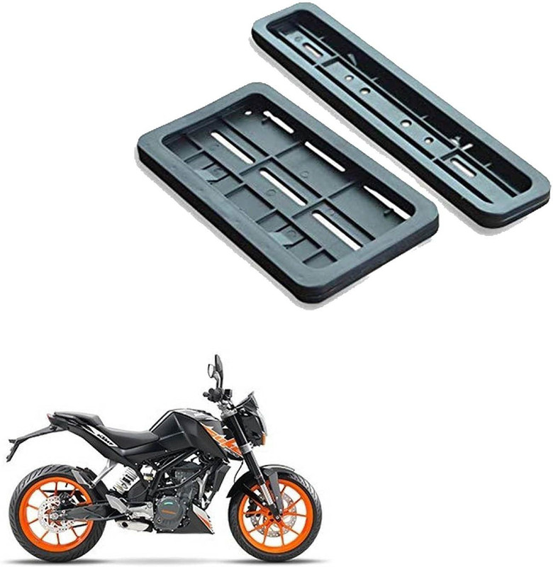 autoformonix Bike Number Plate Frame for KTM 200 Duke Bike Number Plate(Plastic 20 cm x 5 cm)