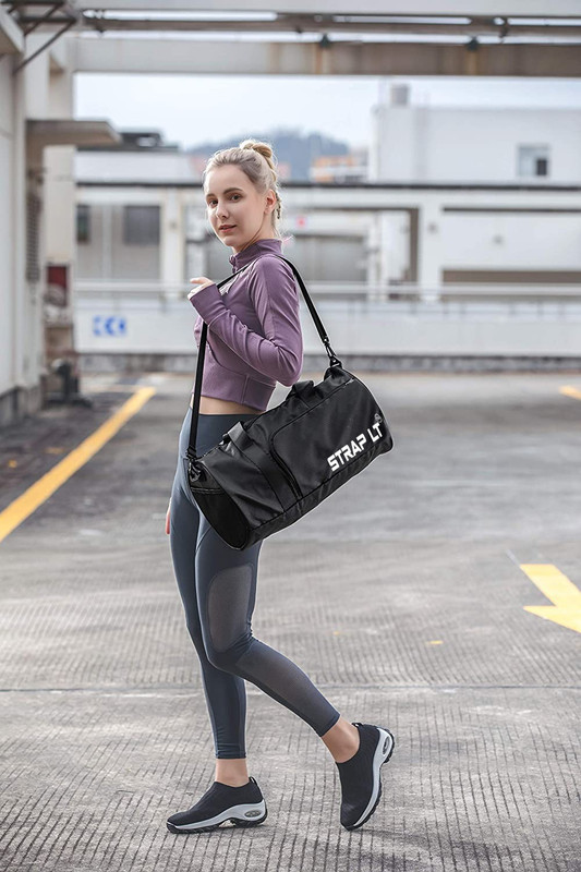 Straplt Sports Gym Bag,with Wet Pocket & Shoes Compartment(Kit Bag)