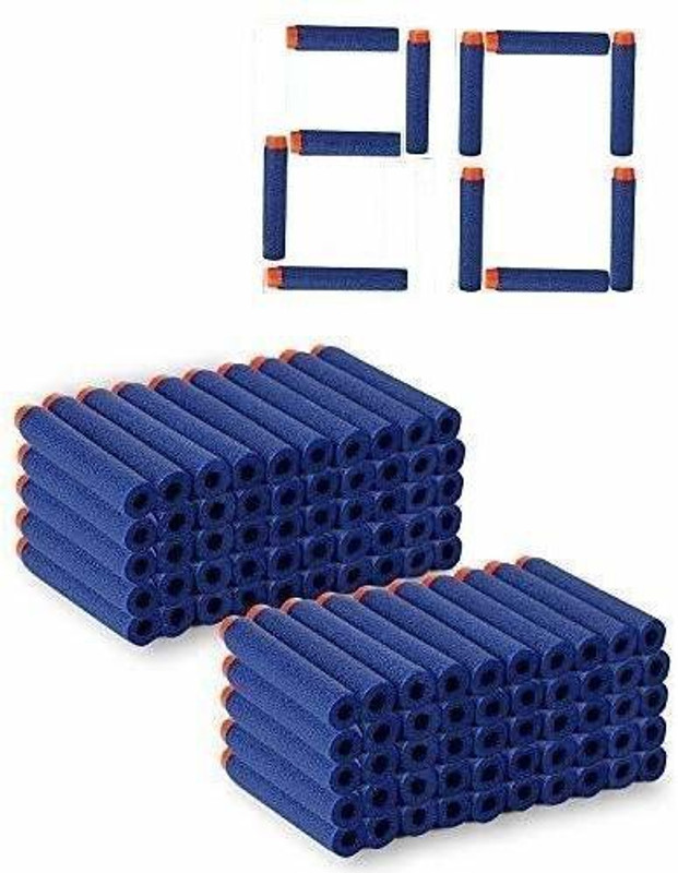 shreenik Plastic Foam Toy Bullet Dart Bullets for Nerf N-Strike Elite Guns, Blue (10 PCS) Guns & Darts(Blue)