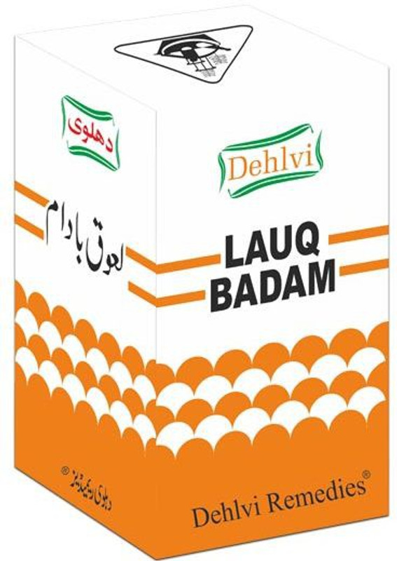 DEHLVI LAUQ BADAM- Useful in dry cough, also strengthens the brain, (125g) (Pack Of 2)(Pack of 2, 125 g)