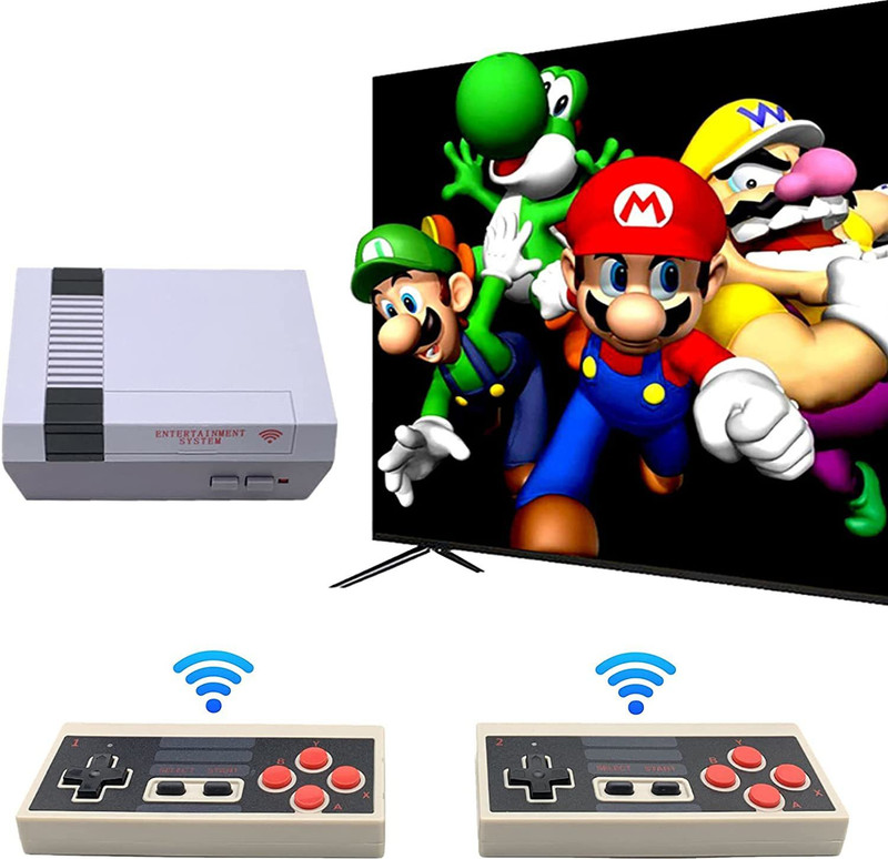 Latest Kids PVP Video Game - PVP Video Game for Kids (PVP-Black) 1 GB with Super Mario, Contra Limited Edition(Code in the Box - for PC)