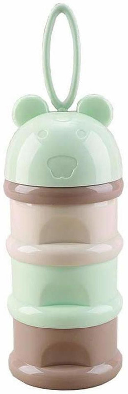 Mini Baby 3 Layers Baby Food Storage Container Baby Milk Powder Container(Pack of 1, Multicolor)