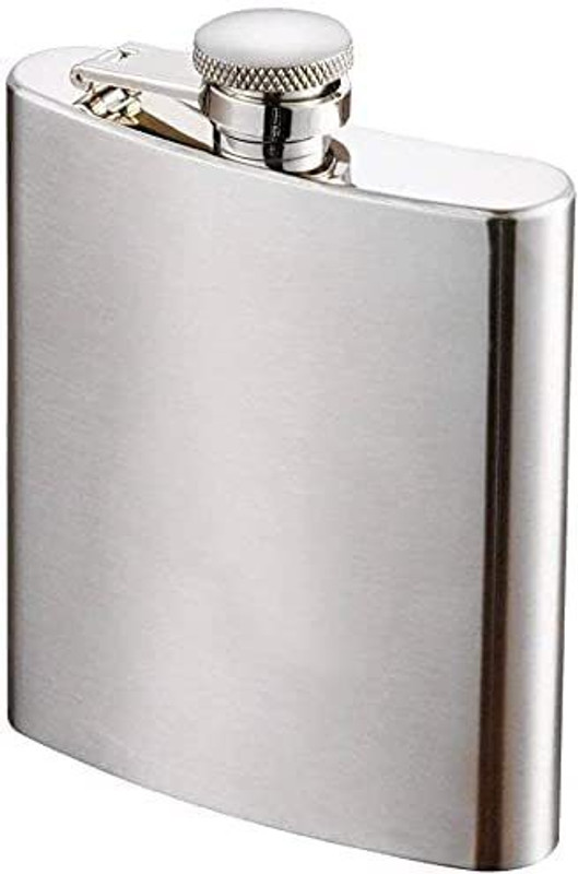 ANADI Drinks Pocket Bottle Stainless Steel Hip Flask 8oz (230 ml) Stainless Steel Hip Flask(230 ml)
