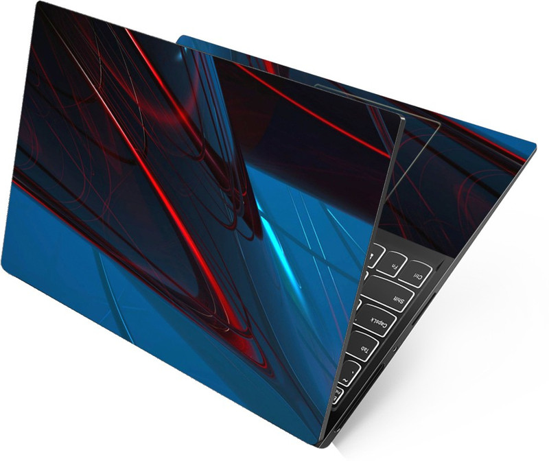 Anweshas Full Panel Laptop Skins Upto 15.6 inch - No Residue, Bubble Free - Removable HD Quality Printed Vinyl/Sticker/Cover for Dell-Lenovo-Acer-HP (red spot face on face hacker anonymous) Stretched Vinyl Laptop Skin Compatible for 15.6 inch(Theme: NA)