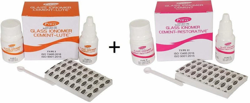 pyrax Glass ionomer Cement Type 1 and Glass Ionomer Cement Type 2 for Dental Care Dental Elevator