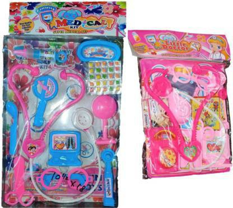Ciffra PREMIUM BABY PINK AND MEDICAL DOCTOR SET ROLE PLAY TOY FOR KIDS
