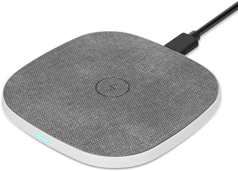 UNIGEN UNIPAD 10W Fast Wireless Charger Pad [Qi Certified] Compatible iPhone SE/11/11 Pro/11 Pro Max/XS/XS Max/XR, 7.5W for iPhone X/8Plus, 10W for Galaxy S20/S10/S9/Note 10 (White) … Charging Pad