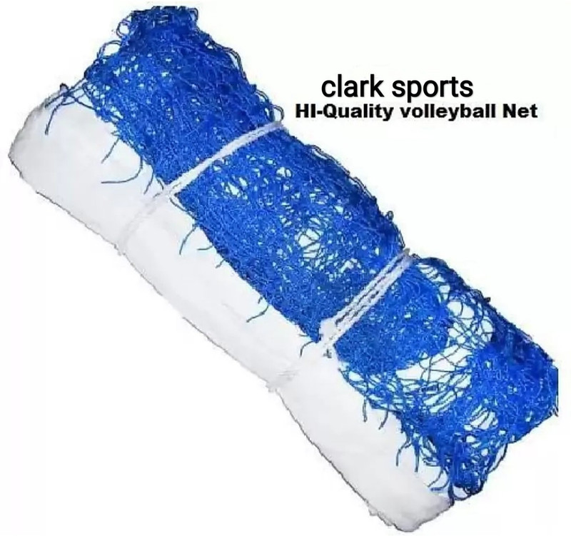 clark CLK10 blue nylon 4side tapevolleyball net Volleyball Net(Blue)
