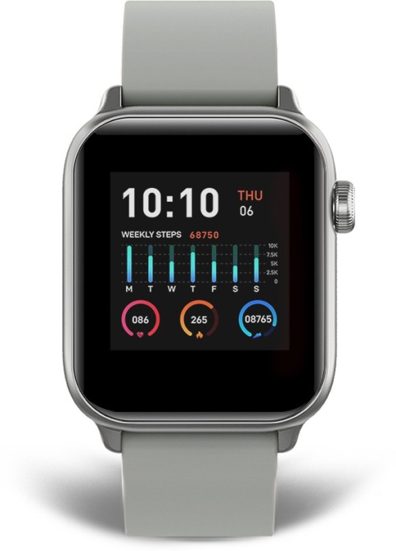 GIONEE Watch 5 Smartwatch(Grey Strap, Regular)