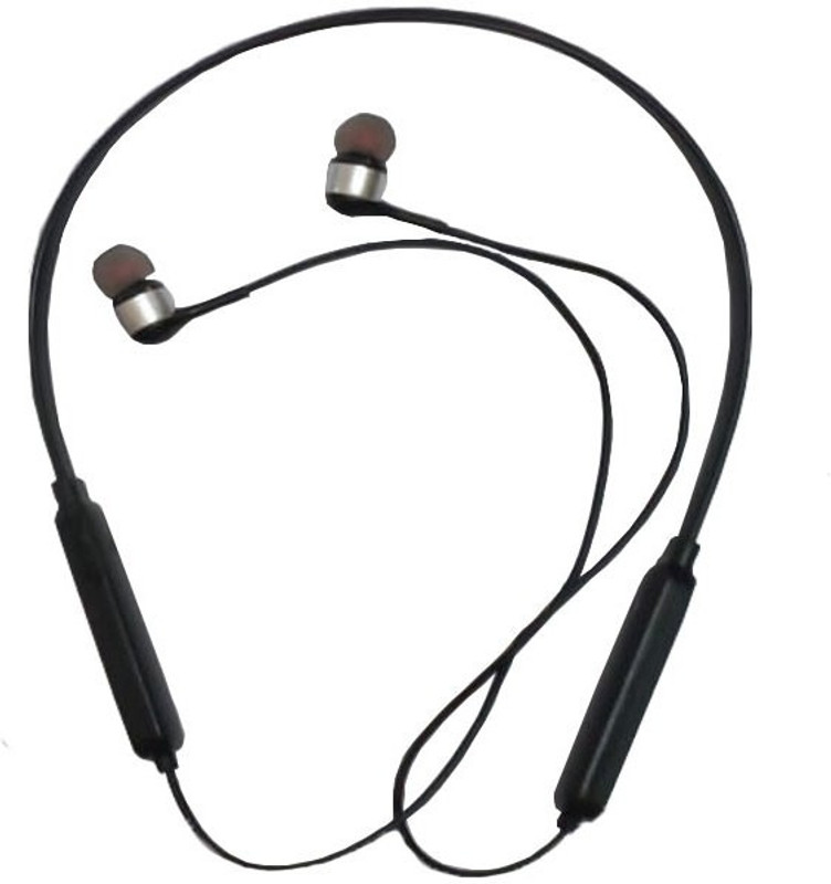 Dilurban Good Collection Neckband Wireless Bluetooth Mp3 Player, Built -in Mic, Super Stereo Sound Deep Bass Active Noise Cancellation Headphone Earphione Headset for All Android Smartphone, iOS Devices and Tablets(Playtime 7-8 Hours) MP3 Player(Black, 0 Display)