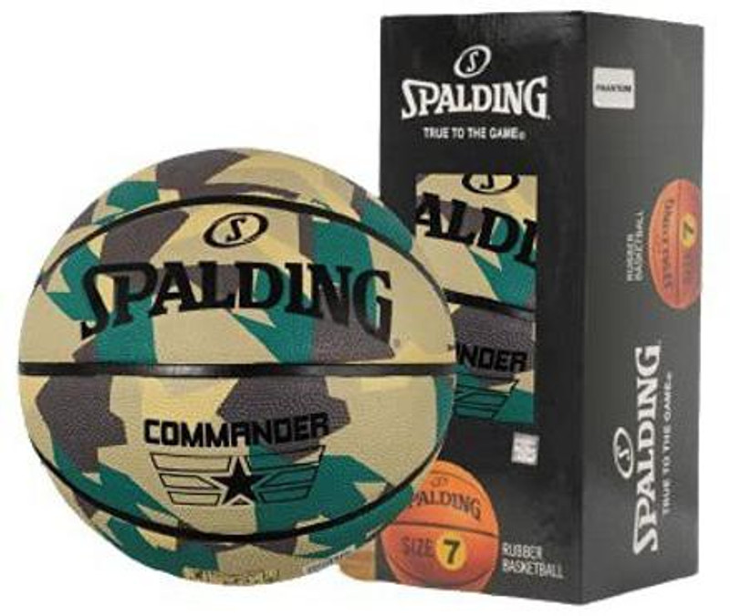 VECTOR X Commander Poly Basketball Without Pump Water Resistant Ball Size 7 Full Size Brick Basketball - Size: 7(Standard, Pack of 1, Multicolor)