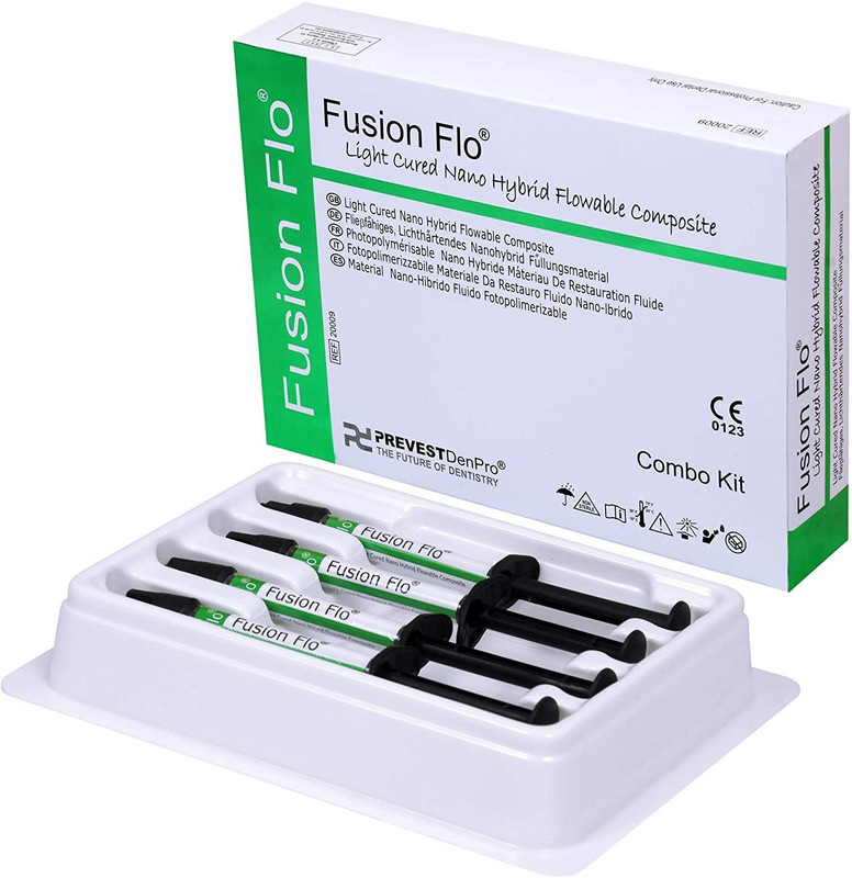 Prevest DenPro Fusion Flo Combo Pack 4X2g Dental Elevator
