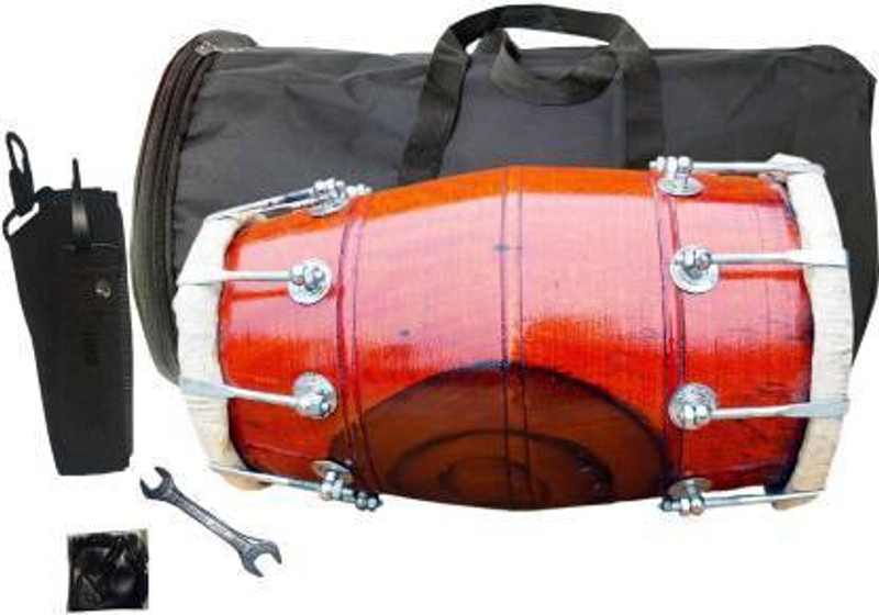 AMROHA ENTERPRISE musical OD-TK 6565 Nut & Bolts Dholak Nut & Bolts Dholak(Orange)