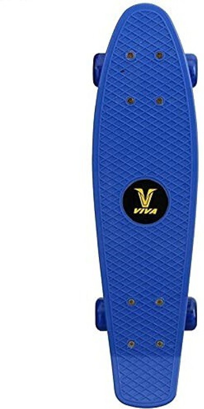 VECTOR X Anti Skid Skateboard & Roller Skates Cruiser SkateBoard Smooth Senior 22" Length 6 inch x 3.5 inch Skateboard(Red, Pack of 1)