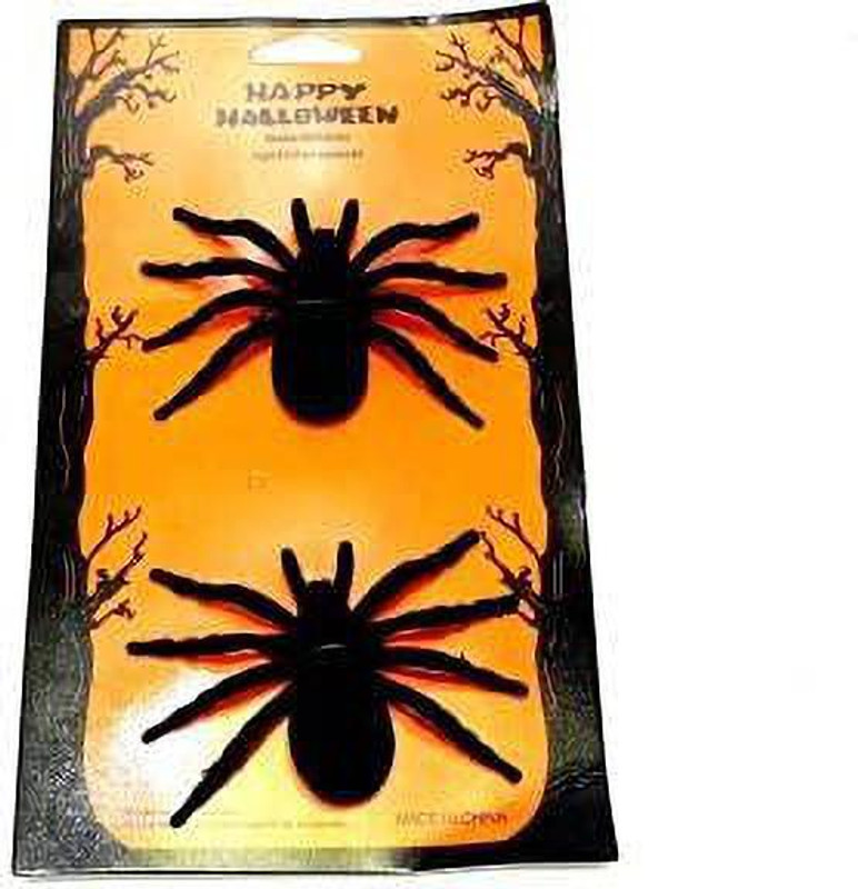 wizerdy HALLOWEEN SPIDER TOY (SET OF 2) HALLOWEEN Gag Toy(Black)