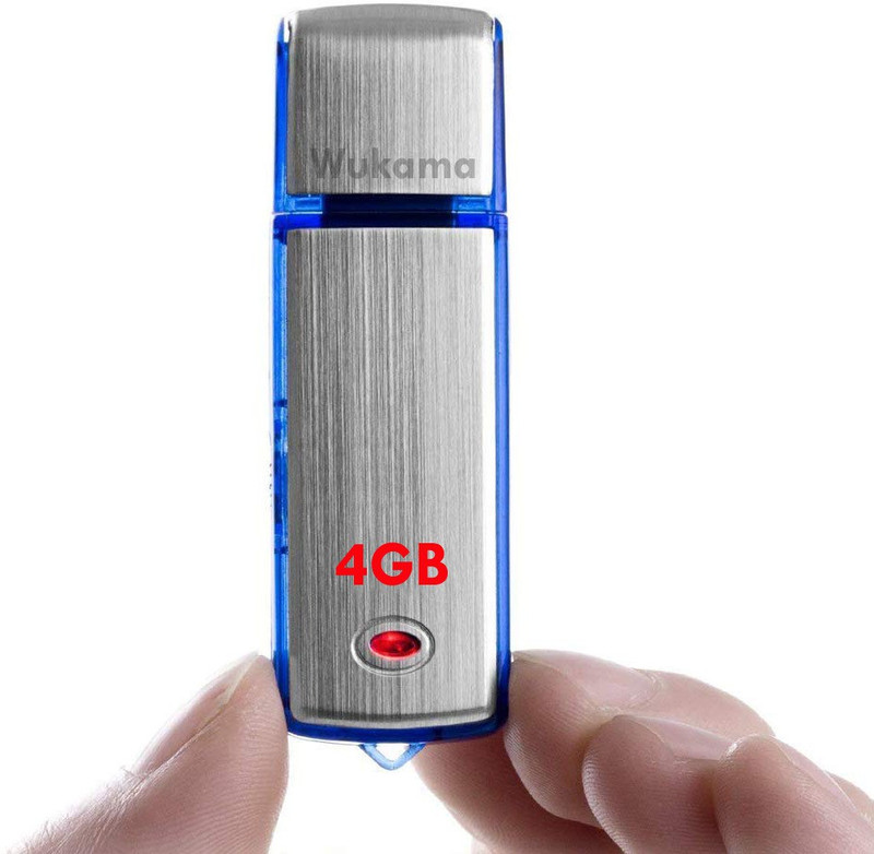 Second Vision Digital Voice Audio Recorder Mic Device | Small Size Mini | Portable | High Definition HD | in Built Microphone Mic | Dictaphone | Without Light | 4GB - Pack of 01 4 GB Voice Recorder(0 inch Display)