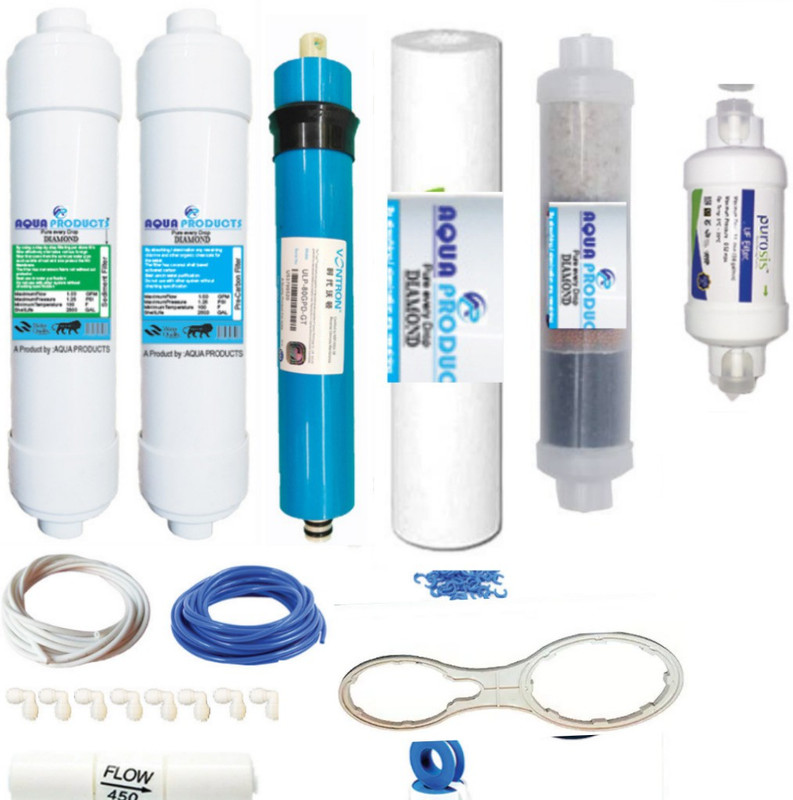 AQUA PRODUCT RO Service kit of membrane & filter for all types of ro models )(ro kit) (ro filter) (ro membrane) ( Ro Service Inline Filter set) (ro kit) (One year full ro service kit with tds meter )( Complete RO Service kit ) (complete Ro purifier filter service kit) (RO full Service Kit ) (Full Se