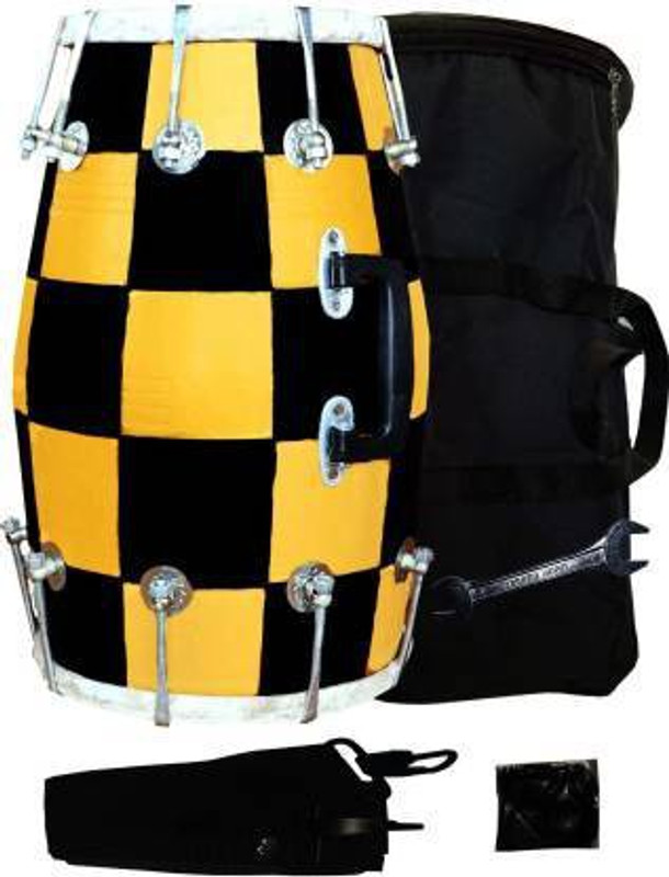 AMROHA ENTERPRISE YDC-KTF 7847 Nut & Bolts Dholak Nut & Bolts Dholak(Multicolor)