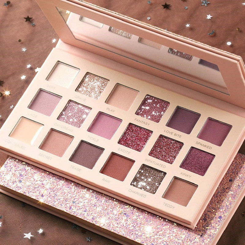 MY TYA Color Icon 18 Colors Pigmented Nude Beauty EyeShadow Palette Eye Shadow 18 g(The Nudes Blushed)