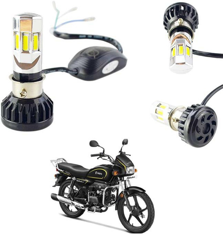 Zieozed LED Headlight for Hero, Honda, Aprilia, Suzuki, TVS, KTM, Bajaj, Yamaha, Indian Universal For Bike