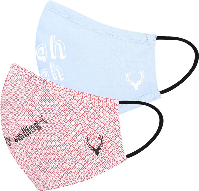 Allen Solly ABMSCRGF920609_12-16Y Cloth Mask With Melt Blown Fabric Layer(L, Pack of 2)