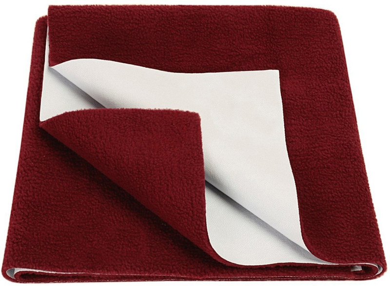 risheeraj Plastic Baby Bed Protecting Mat(Maroon, Small)