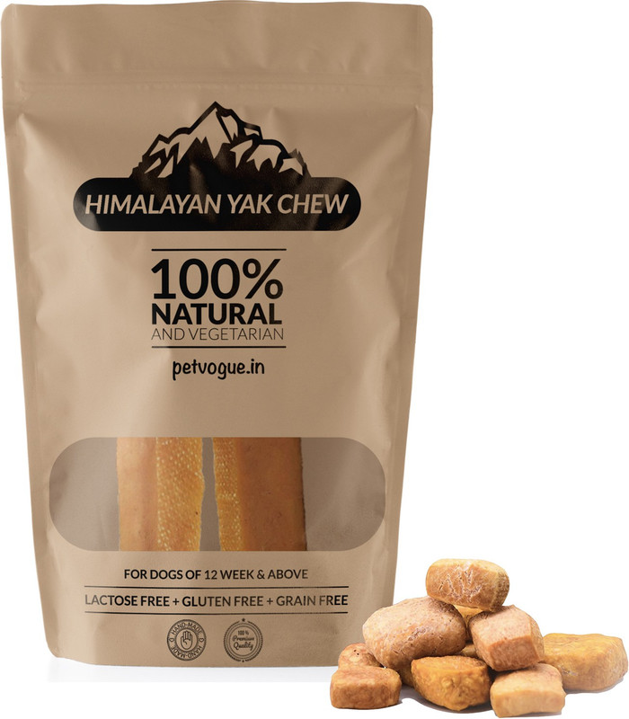 PetVogue Himalayan Yak Milk Dog Chews Crunchy Puff | 100 Grams Pack- 100% All Natural Long Lasting Yummy Yakchew Puff Cheese Treats Improved Oral Health of Dogs. Cheese Dog Treat(100 g)