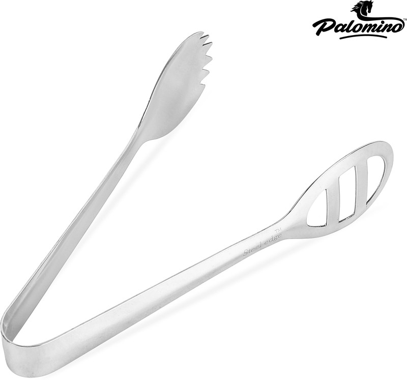 PALOMINO PLMN-SNACK TONG TYPE 1 Stainless Steel Snack Tong | Multi-functional Tong | Serving Tong | Roasting, Salad, Snail, Fruit Tongs (Pack of 1) 25 cm Roasting, Salad, Hamburger, Serving Tongs(Pack of 1)