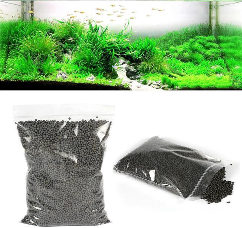Petzlifeworld Planted Aquarium Substrate Black Loose Soil 1Kg Aqua Soil Planted Substrate(Black, 1 kg)