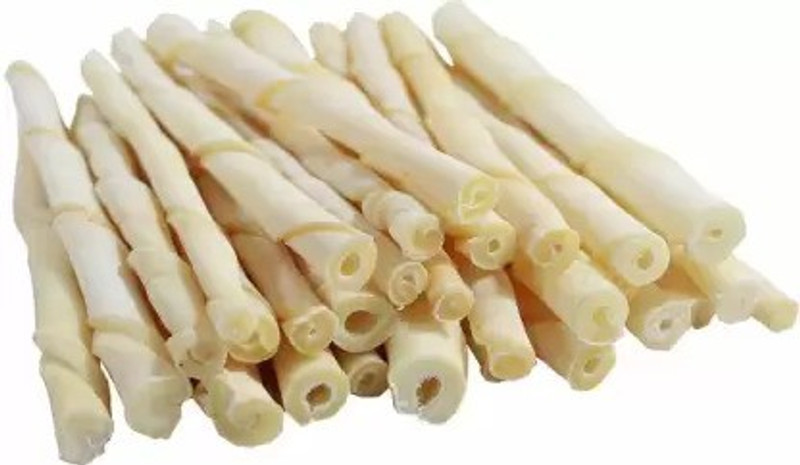 Puppy buddy White Twisted Chew Sticks for Dog Pet Foods Pack of1500G Vegetable Dog & Cat Chew(1.5 kg, Pack of 1)