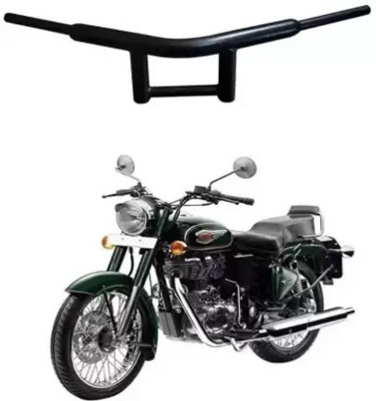 WHEETOYKART Premium Quality Black Handle Bar For Royal Enfield Bike Models(BLACK) Handle Bar(Black)