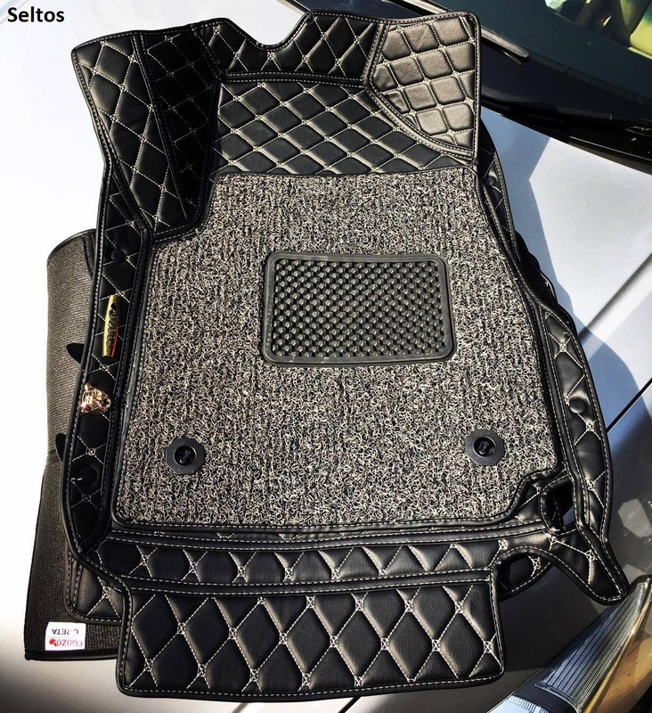 Autopreneurz EVA 7D Mat For Kia Seltos(Black)