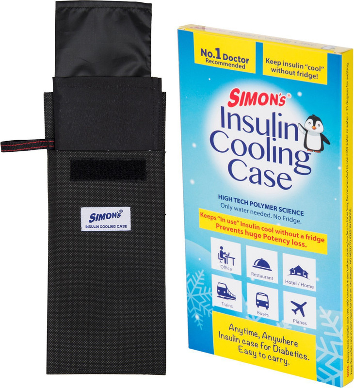 Simon's Keep Insulin cool without fridge Cold Pack(Black)