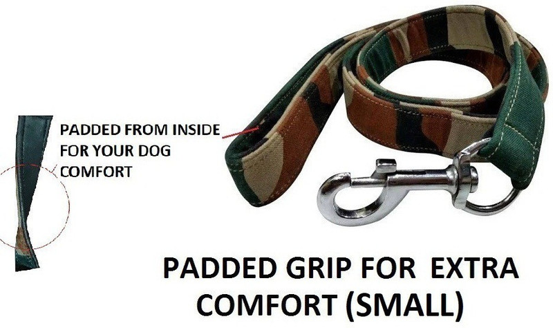 Hachiko High Quality Imported Premium Quality Army Printed Dog Leash Dog Army Printed Leash (Small Army) 149 cm Dog Strap Leash(Multicolor)