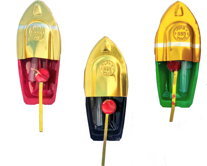 kd and sons 2 pcs steam boat toy || pop pop boat with free wax candle & dropper || putt putt nav steam boat, fat fat boat(Black, Pink)