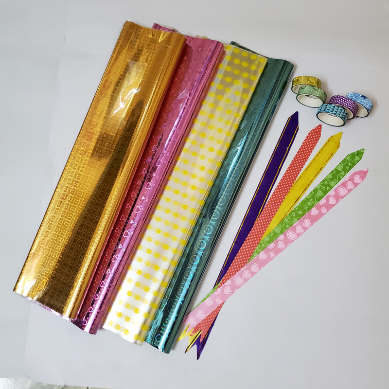 ShopTalk Gift wrapping 65cm X 45cm Size 100 gsm Multipurpose Paper(Set of 4, multiclore)
