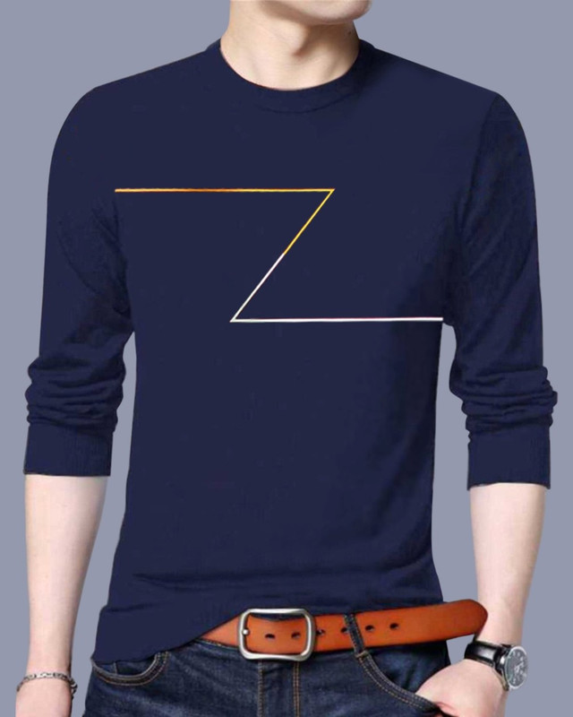 FastColors Solid Men Round Neck Dark Blue T-Shirt FastColors Solid Men Round Neck Dark Blue T-Shirt