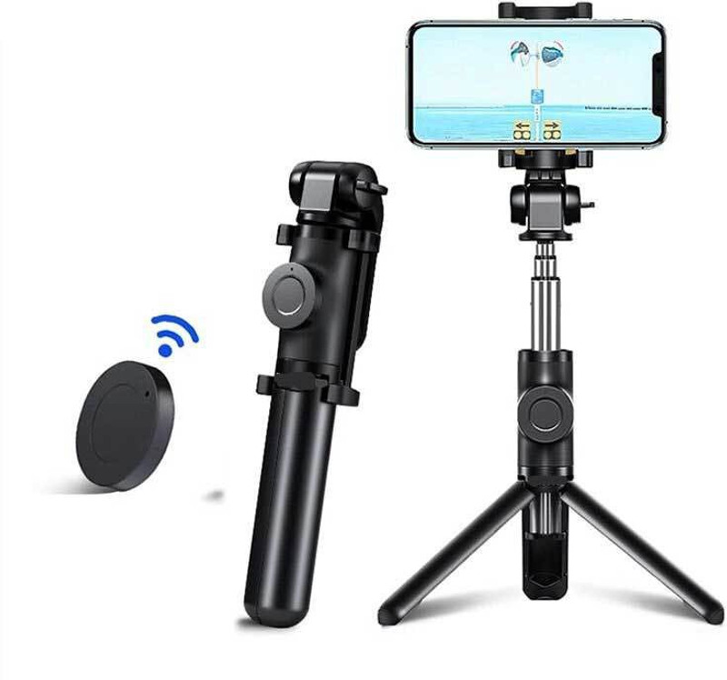 RENTOOR TOP SALE XT02 Making TikTok Videos Stand Selfie Stick Mobile All Smart Phones Tripod, Tripod Kit, Tripod Bracket(Black, Supports Up to 450 g)