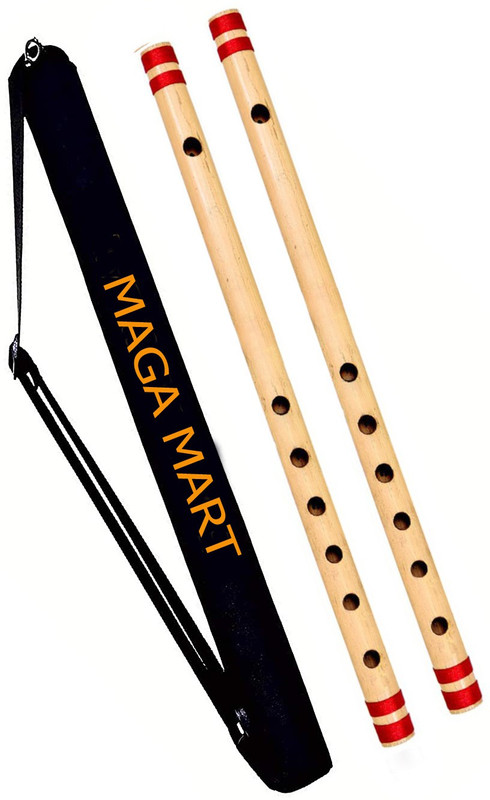 MAGA MART Flute G Scale (2Set) Bamboo Flute CARRY WITH FREE BAG (40 cm) Bamboo Flute(40 cm)