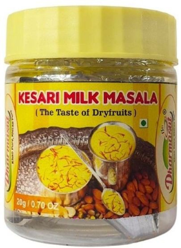 Dharmasut Rich Dry Fruit Milk Masala Powder | Kesari Milk Masala 20g(20 g)