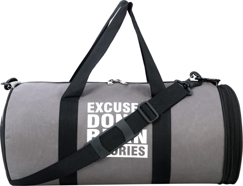 MR Collection sports bag with separate shoe compartment(Black, Kit Bag)
