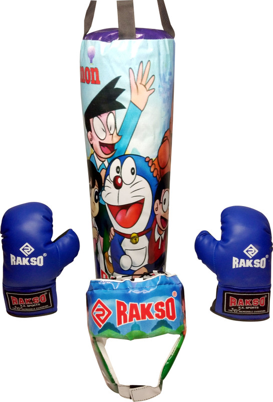 Rakso Boxing kid set cartoon designe best maerial and filled kit Standing Bag(28, 28 inch)