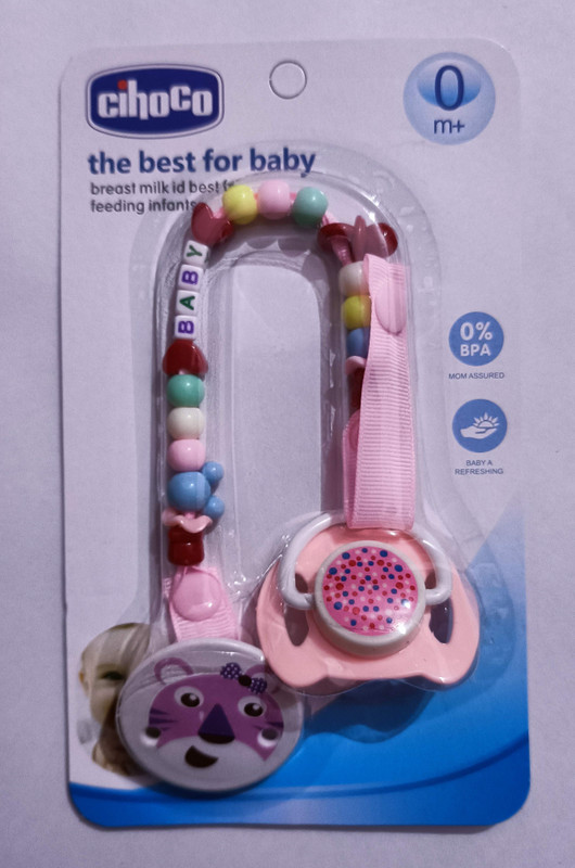 croox Baby soother with chain 1Pcs Baby Pacifier Clips Children For Baby Present Baby Clips Newborn Dummy Holder For Teethers (pack of 1) Soother Soother(Pink)