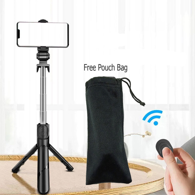 POZUB Best Buy Top Selling Tripod Selfie Stick With Dustproof Bag Heavy Duty Professional Travel Camera Tripod Stand Flexible Portable Stand DSLR/SLR Camera Stand Portable Foldable Adjustable Lightweight Mobile Camera Holder With Mobile Clip Holder & BT Remote Best Use for Make Videos Compatible wit