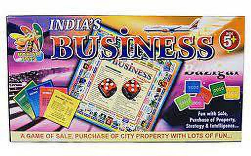 Shyam Creation INDIAN Business (REGULAR SIZE )A Board Game. Kids Toys Games, Bonanza Game of Money Educational Board Games