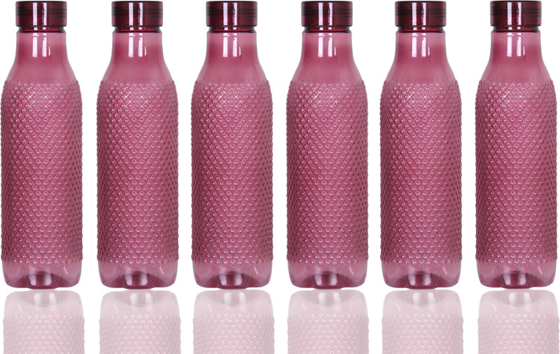VM BOND products customers 1st choice premium water bottle set of 6 (1000 ml) (Pack of 6 1000 ml Plastic Bottle(Pack of 6, Multicolor)