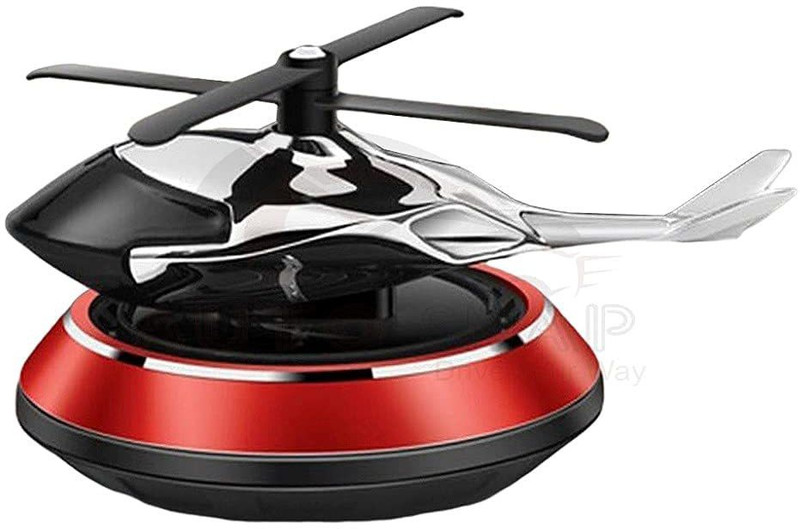 SOONICK New Helicopter Alloy Solar Car Air Freshener Car Air Vent Trim(Pack of 1)